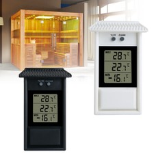 Digitalanzeige Max Min Gewächshaus Thermometer Gauge Garten Innen Außen Wand