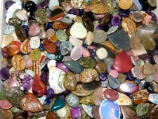 250 Carat All Natural Exotic Gemstone Cabochon Lot, Mix Gemstone Cabochon lot