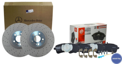 ORIGINAL MERCEDES BENZ BRAKE DISCS 360MM & FERODO BRAKE PADS WK REAR W222 C217