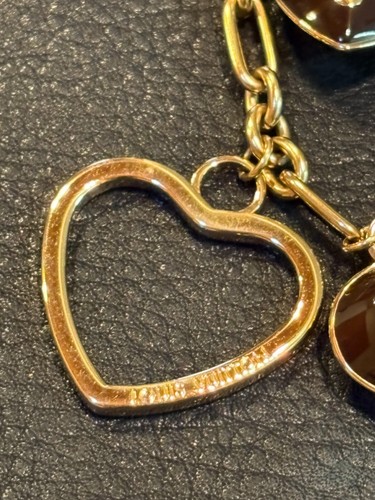 LOUIS VUITTON Cadena Bolso Charm Ken Bijoux Saco Cool Heart Negro LV A713 - Imagen 11 de 17