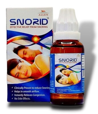 Homeopathy Snorid Drop Relieves Snoring Nasal Congestion 30ml FREESHIP WORLDWIDE