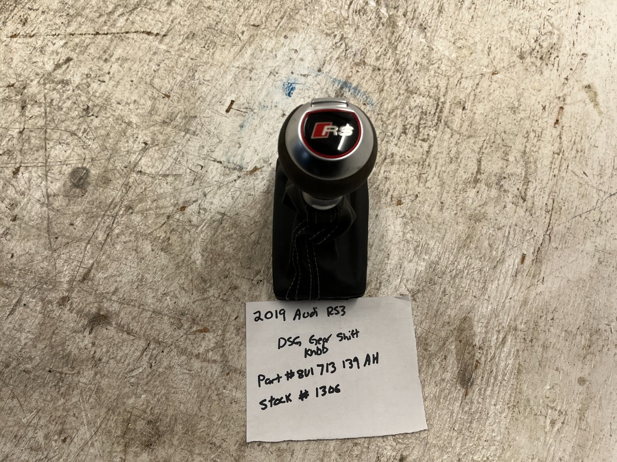 19 AUDI RS3 8V OEM DSG AUTO SHIFTER KNOB BOOT ASSEMBLY 8V1713139AH