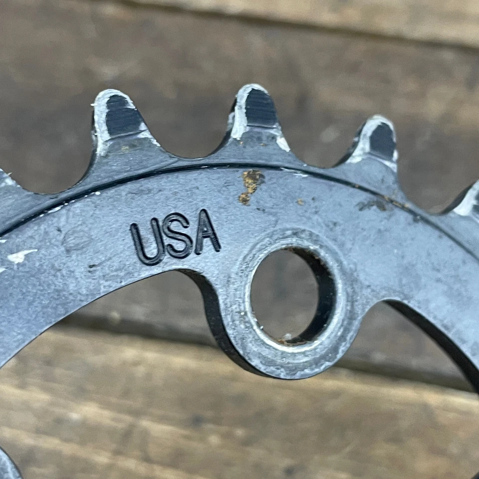 Plato Vuelta Vintage 22 Dientes 22t 58 BCD 5822 Granny Aleación EE. UU. 90s MTB Foto 2 de 4