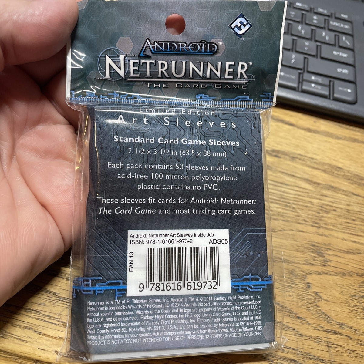 50 Android Netrunner Fantasy Flight Card Game Art Sleeves- new/sealed 50 Android Netrunner Fantasy Flight Card Game Art Sleeves- new/sealed