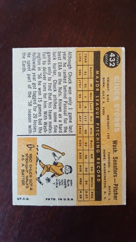 1960 topps baseball card #381 to #435, complete your set - Picture 195 of 211