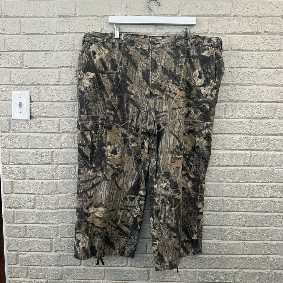 Vintage Y2K Mossy Oak Camo Pants Mens 2XL Break Up Country Camouflage