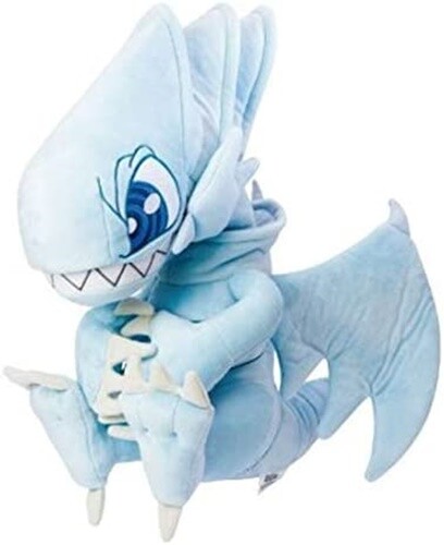 toon blue eyes white dragon plush