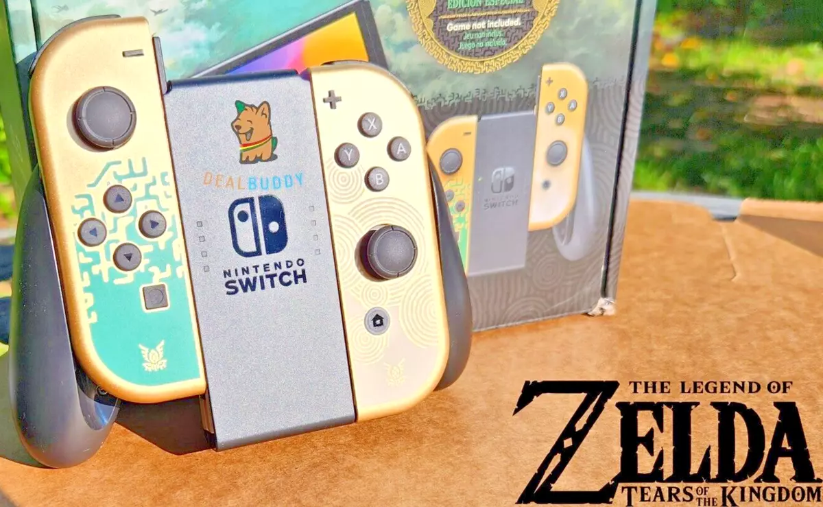 ZELDA Joy-Con's Controller Grip Straps ONLY Tears of the Kingdom Switch  JoyCon