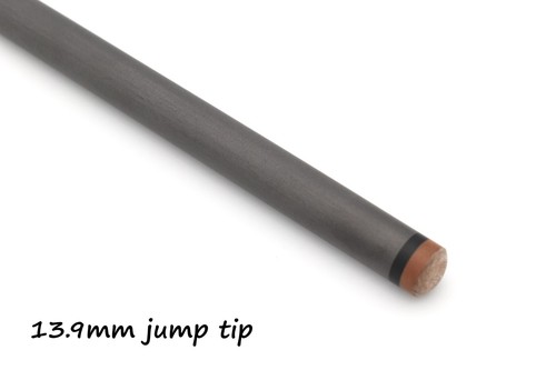 Carbon Fiber Jump cue, 13.9mm, 52" length, RAVEN Jump Grey - Picture 10 of 10