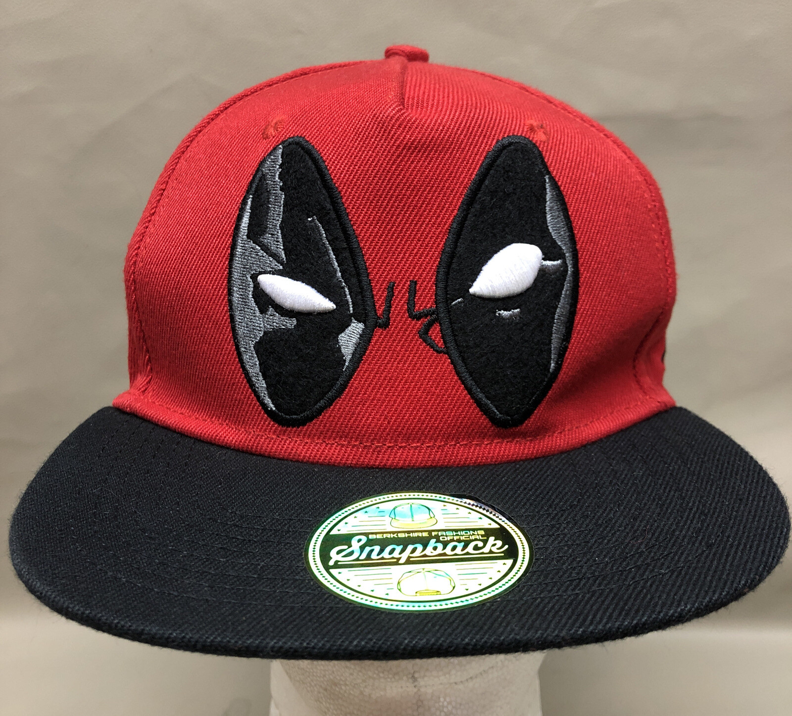 Marvel Deadpool Snapback Hat, Excellent Condition - image 1