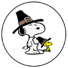 BEAGLE DOG THANKSGIVING ENVELOPE SEALS LABELS STICKERS PARTY FAVORS