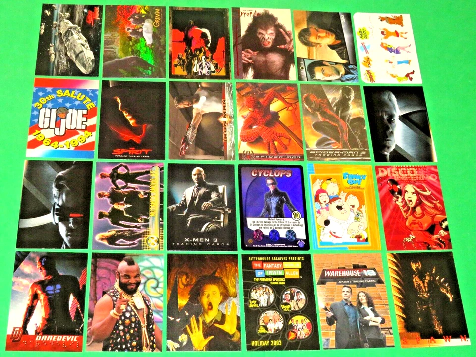 1991-2020 MOVIES TV MARVEL PROMO 280 CARD LOT X-FILES STAR WARS TREK WIZARD DC - Image 4 of 4