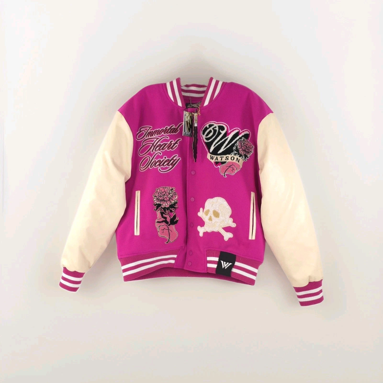 NWT Watson Immortal Heart Society Embroidered Varsity Jacket XL MSRP $350 - product detail image 1