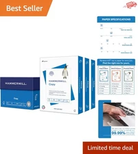 High Brightness 20 lb Copy Paper - 1500 Sheets, Smooth Finish, 8.5x11, USA Made