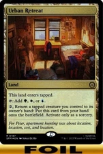 1x - Urban Retreat - FOIL #187 - Marvel's Spider-Man - NM MTG