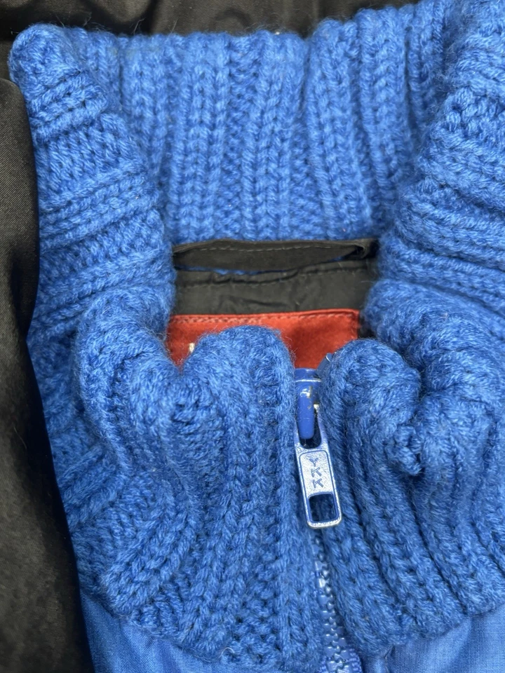 VINTAGE J. Gallery Duck Down Jacket Size S Blue Quilted Long Full Length Coat - Image 3 of 4