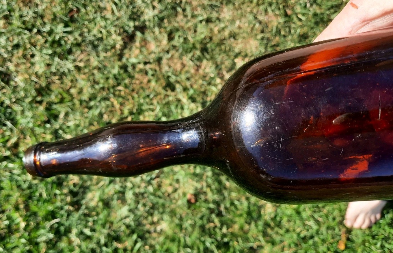 Antique Ladies Leg Bottle!