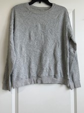 SHEIN Women s Casual Heather Gray Crewneck Sweatshirt Size Medium