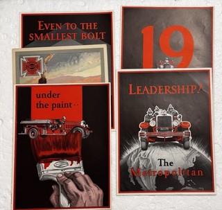 AMERICAN LAFRANCE SALES BROCHURE LOT 1929