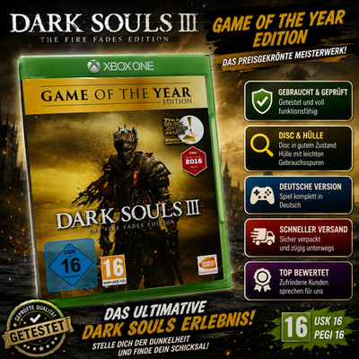 Dark Souls III The Fire Fades Edition Xbox One Game of the Year Gebraucht