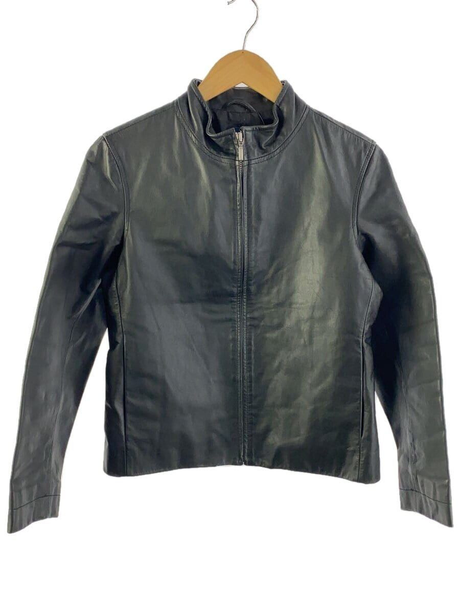 OLD GAP】LEATHER JACKET BLACK SIZE:XS
