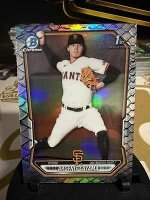 2026 Bowman Chrome ARGENIS CAYAMA #BCP-114 REPTILIAN REFRACTOR