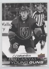 2022 Upper Deck Series 1 UD Canvas Young Guns Black & White Kaedan Korczak 02ka