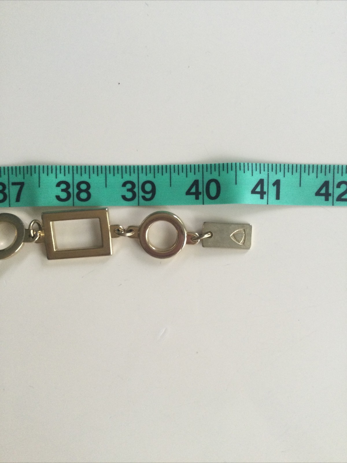 Vintage Rectangular and Circle Adjustable Gold To… - image 4