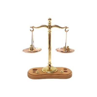 Antique Iron Miniature Balance Scale 1/12 Doll House Furniture Scene Decoration