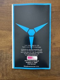 RARE Vay (Sega CD, 1994) CIB Video Game Complete in Box with Manual Foam Rare VG