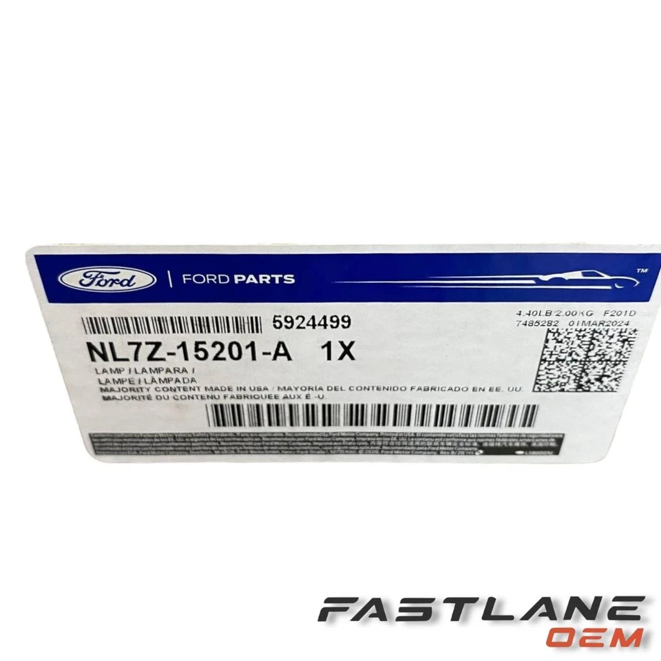 Conjunto de faros antiniebla delanteros izquierdo lincoln navigator 2022-2024 nuevo fabricante de equipos originales nl7z-15201-a Foto 3 de 4