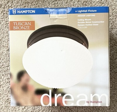 Hampton Tuscan Brown Dream Light Fixture