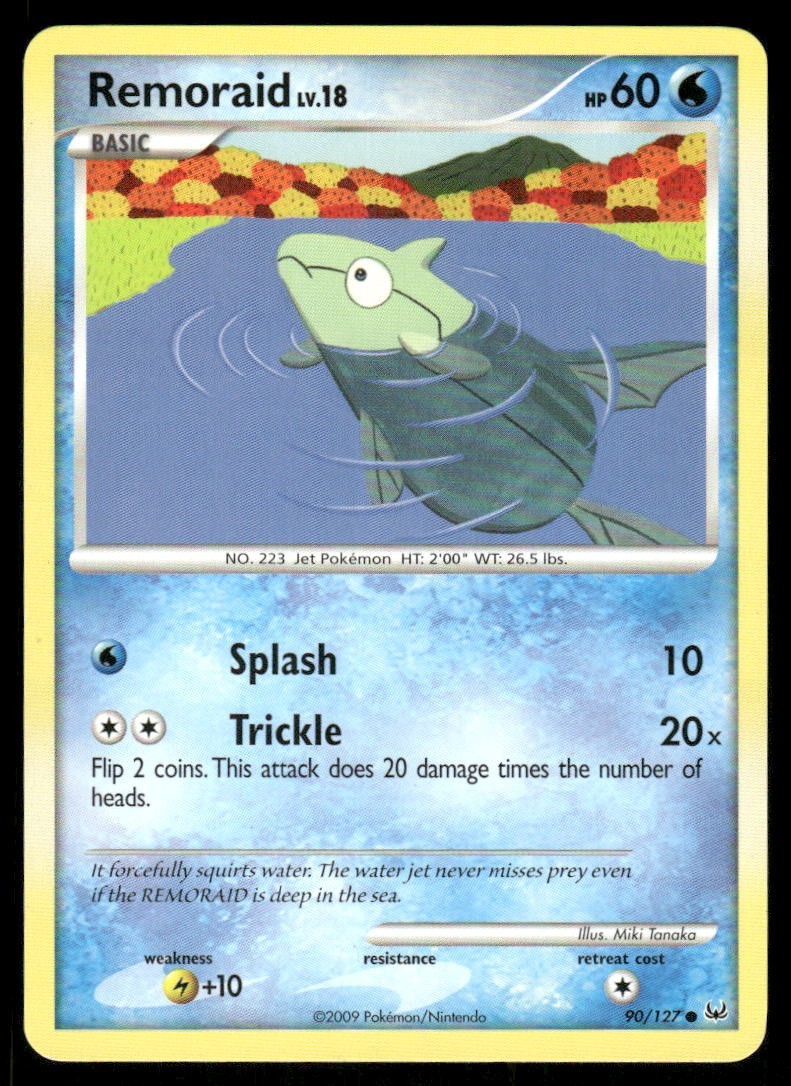 Pokemon Tcg Remoraid #90 Pokemon Platinum LP