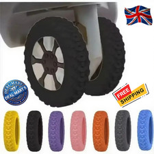 8Pcs Luggage Wheel Cover Silicone Reduce Noise Suitcase Caster Wheel Protector