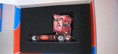 TEKNO 1:50 86899 SCANIA R V8 ZUGMASCHIN BEAU IRON MAN SELTEN NEU OVP MEGA MODELL