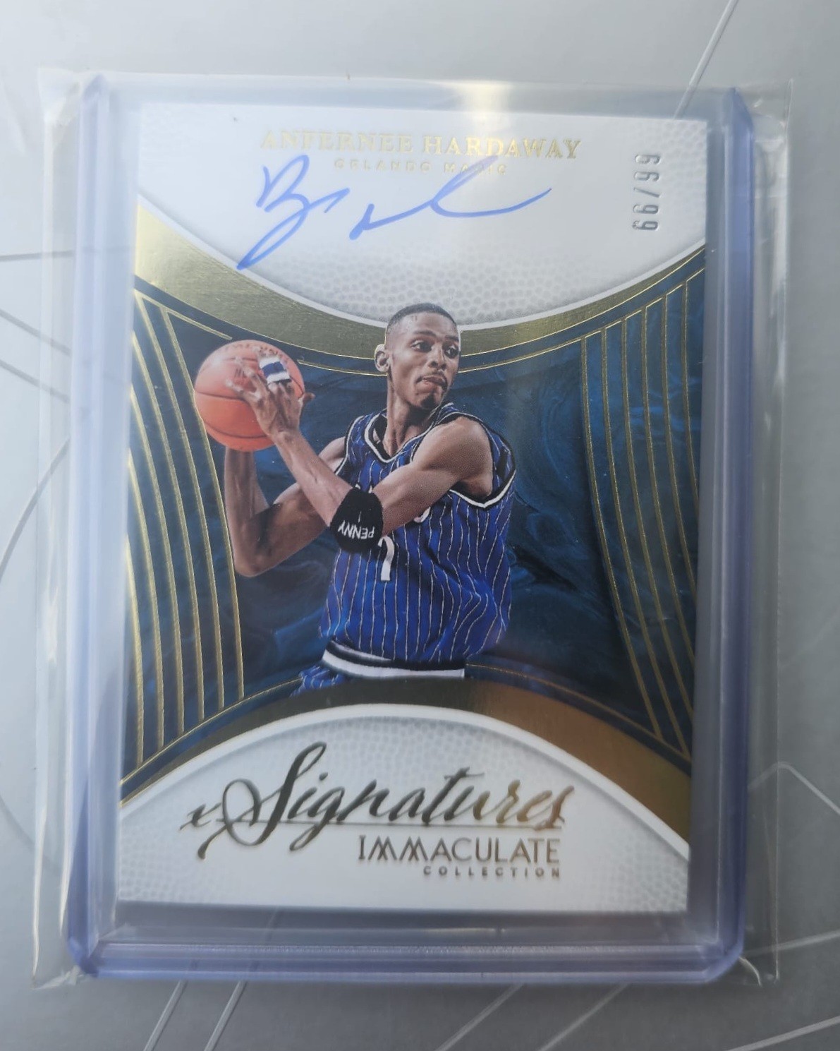 2024-25 Immaculate Collection Anfernee Hardaway #IMS-ANF Signatures Auto /99