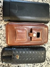 Leather Cigar Cases Lighters And Cutter