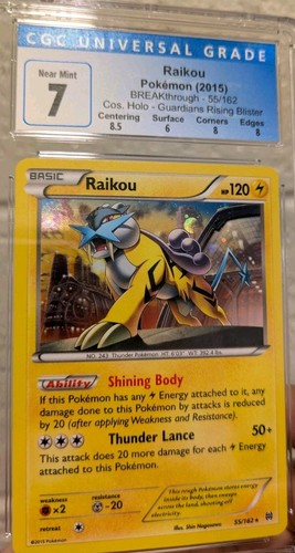 Raikou graded CGC 7 for sale on eBay