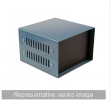 Hammond Manufacturing 1458G5 18 Gauge Satin Black Steel Enclosure