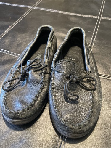 Minnetonka Mocassini da uomo in pelle 899, taglia 10 - Foto 1 di 6