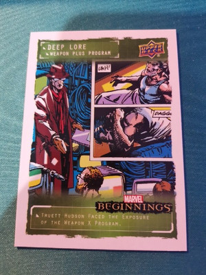2022 UD Marvel Beginnings Vol 2 Series 1 Deep Lore DLWP13 Truett Hudson