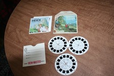 Vintage GAF View-Master Packet No. B425 Heidi 3 Discs Booklet See Pix