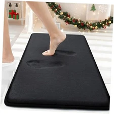  Memory Foam Bath Mat 30x20, Extra Soft and Absorbent Bathroom Mats, Non Slip 