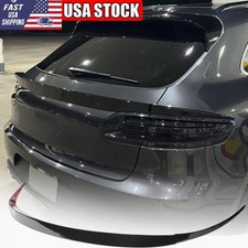 Fits Porsche Macan Suv 2014-2017 Glossy Black Rear Trunk Spoiler Middle Wing Lip