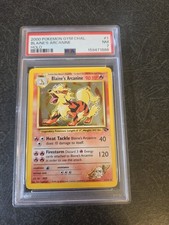 Pokemon Blaine's Arcanine Gym Challenge Unlimited 1/132 Holo PSA 7 on eBay