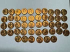 1954-S Lincoln Wheat Cents Pennies Roll Of 46 Coins Gem BU Nice Condition!