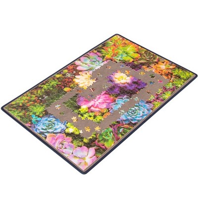 Portable Puzzle Mat for Storage - Non-Slip Surface, Up to 1000 Pieces