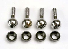 Traxxas 1/10 E-Revo Brushless * 4 PIVOT BALLS W/BUSHINGS * 4933