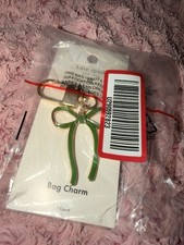 Kate Spade New York x Target Green Bow Bag Charm Keychain Clip