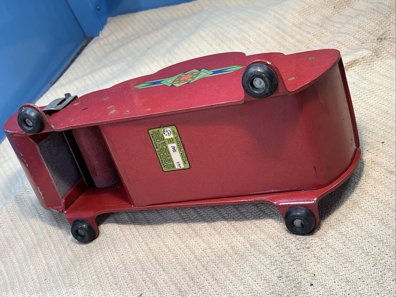 Vintage 1950s Better Pkg. Co. Industrial Tape Dispenser for Gummed Paper Tape